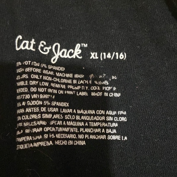 Black cat and jack cotton leggings. Barely touched and in good shape - Picture 2 of 5